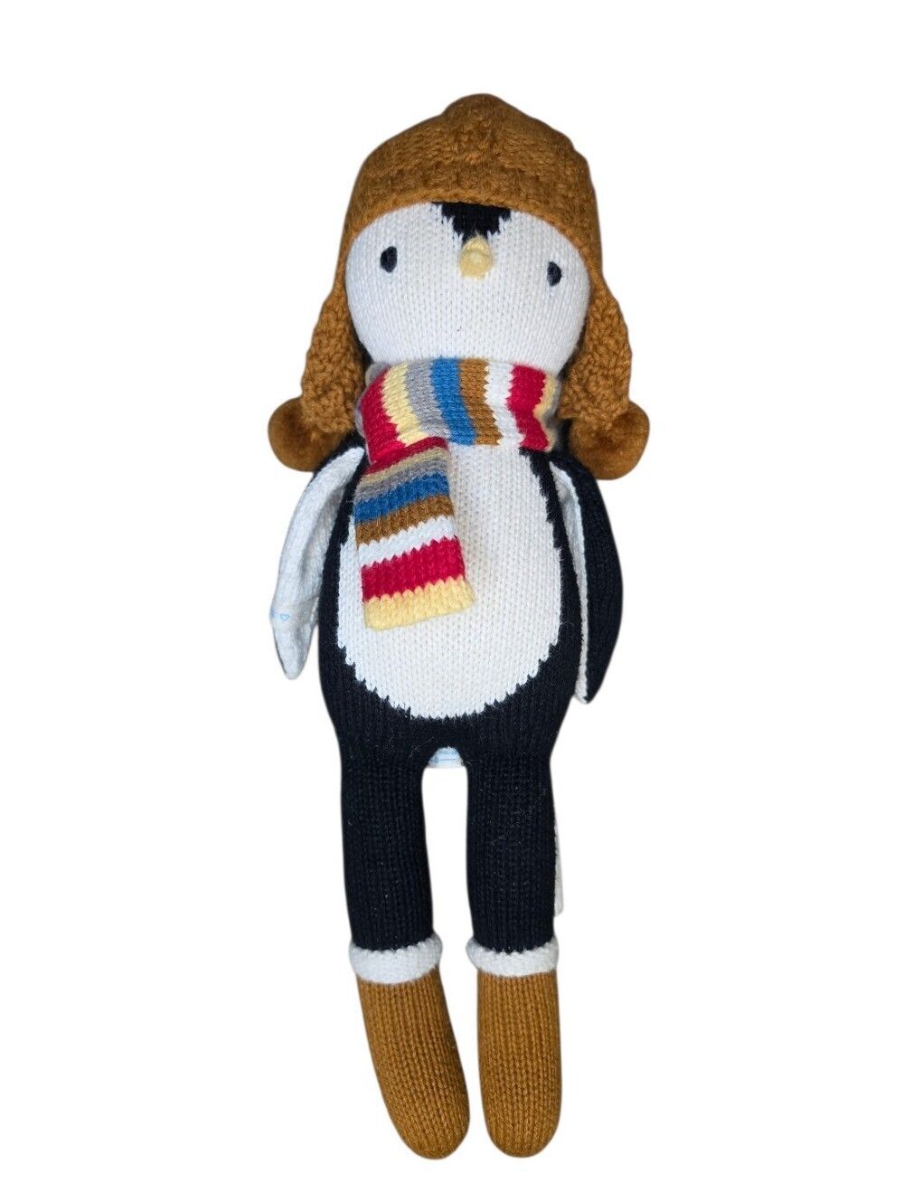 Cuddle + Kind "Parker the Penguin" Handmade Knit Doll
